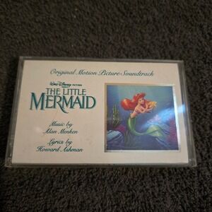 Disney The Little Mermaid Soundtrack Cassette Tape Kids White 1989 6403N Vintage
